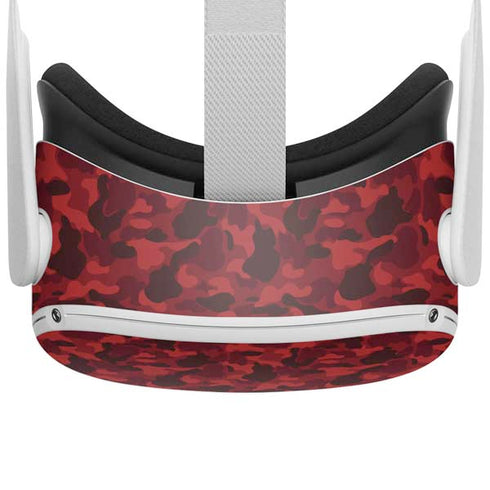Red Street Camo Oculus Quest 2 Skin
