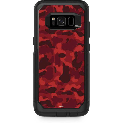 Red Street Camo Otterbox Commuter Galaxy Skin