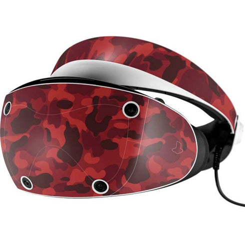 Red Street Camo PlayStation VR2 Skin