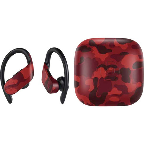 Red Street Camo PowerBeats Pro Skin