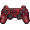 Red Street Camo PS3 Dual Shock wireless controller Skin