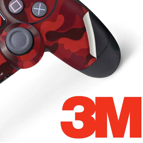 Red Street Camo PS4 Controller Skin