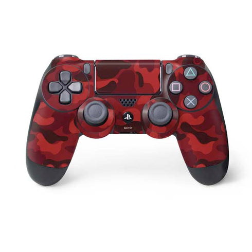Red Street Camo PS4 Controller Skin