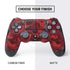 Red Street Camo PS4 Controller Skin