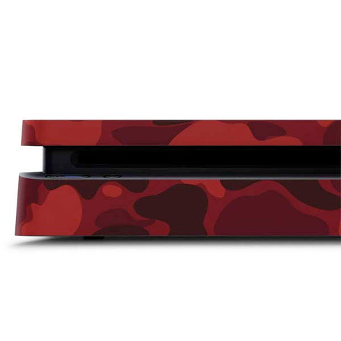 Red Street Camo PS4 Slim Skin