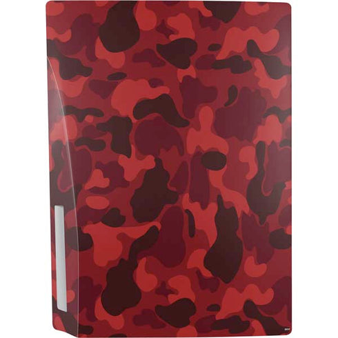 Red Street Camo PS5 Console Skin