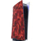 Red Street Camo PS5 Digital Edition Console Skin