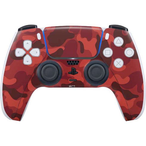 Red Street Camo PS5 Controller Skin