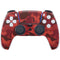 Red Street Camo PS5 Controller Skin