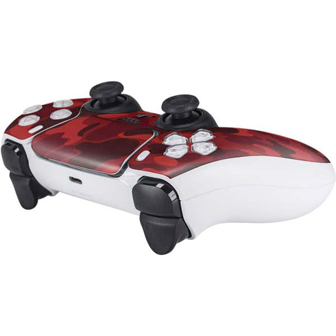 Red Street Camo PS5 Controller Skin