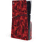Red Street Camo PS5 Slim Disk Console Skin