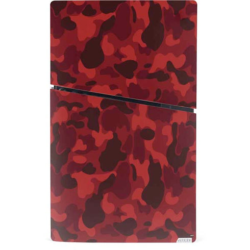 Red Street Camo PS5 Slim Digital Edition Bundle Skin