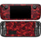 Red Street Camo Steam Deck Handheld Gaming Computer Skin