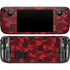 Red Street Camo Steam Deck Handheld Gaming Computer Skin