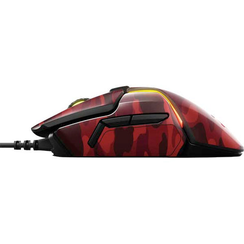 Red Street Camo SteelSeries Rival 600 Gaming Mouse Skin