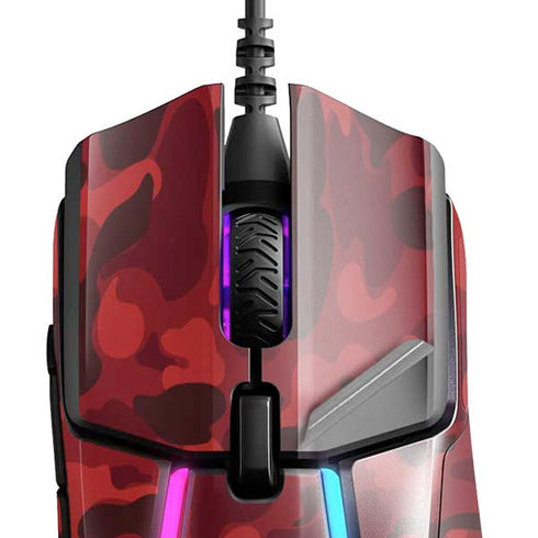 Red Street Camo SteelSeries Rival 600 Gaming Mouse Skin