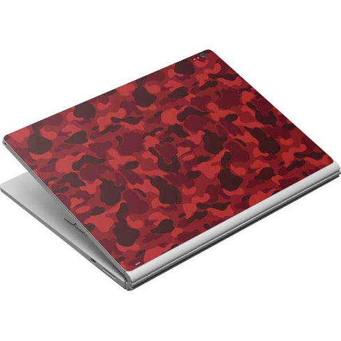 Red Street Camo Surface Book Skin