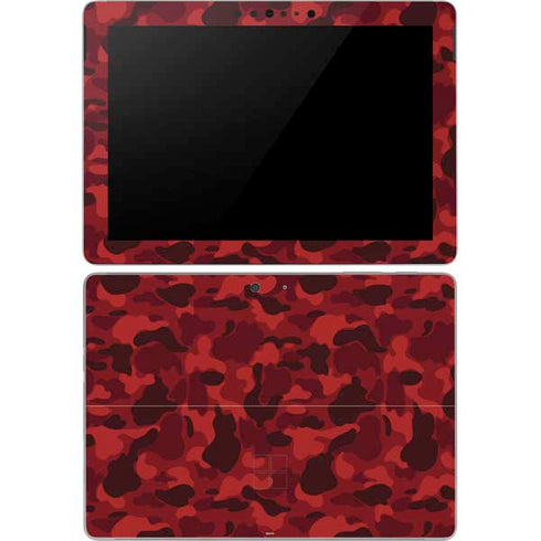Red Street Camo Surface Go Skin