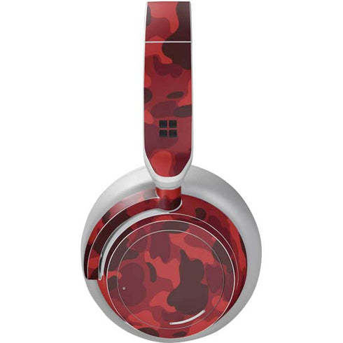 Red Street Camo Surface Headphones Skin