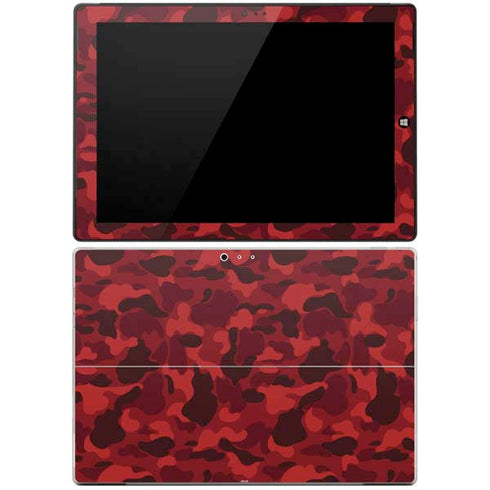 Red Street Camo Surface Pro 3 Skin