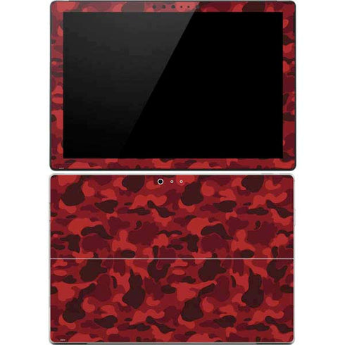 Red Street Camo Surface Pro 4 Skin