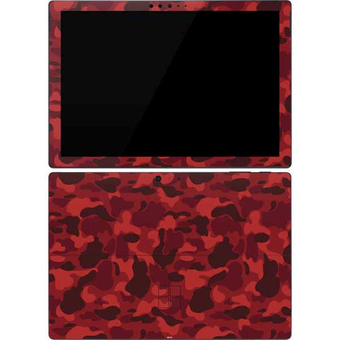 Red Street Camo Surface Pro 7 Skin