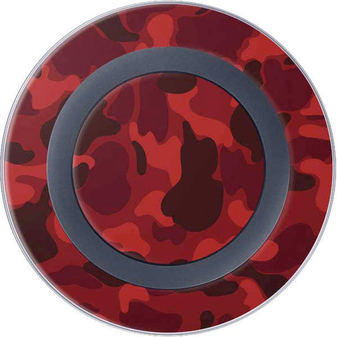 Red Street Camo Wireless Charger Skin