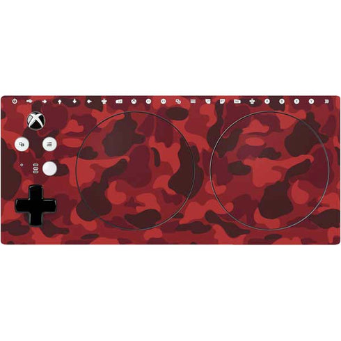 Red Street Camo Xbox Adaptive Controller Skin