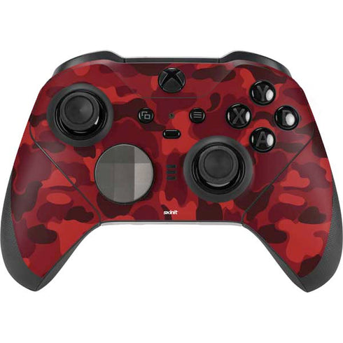 Red Street Camo Xbox Elite Wireless Controller Series 2 Skin