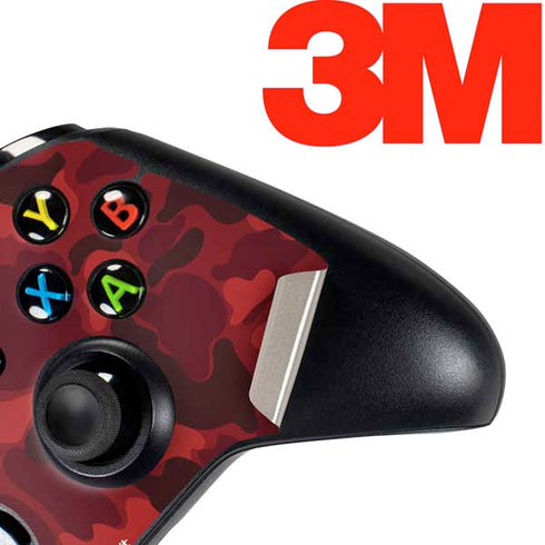 Red Street Camo Xbox One Controller Skin