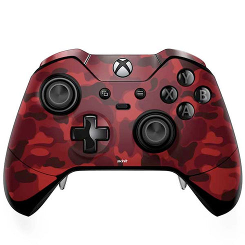 Red Street Camo Xbox One Elite Controller Skin