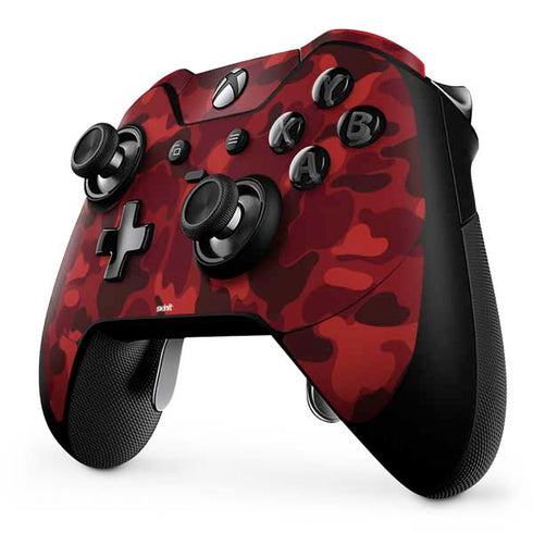Red Street Camo Xbox One Elite Controller Skin