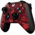 Red Street Camo Xbox One X Controller Skin