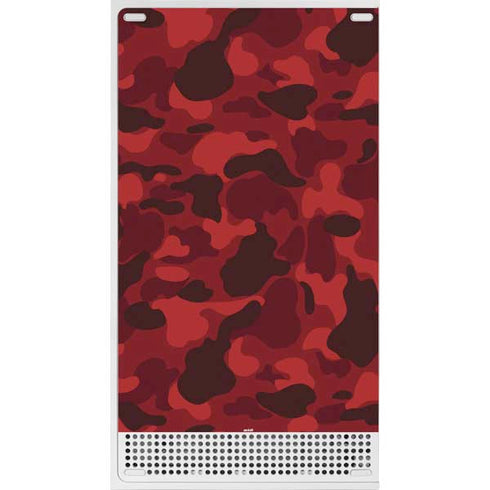 Red Street Camo Xbox Series S Console Skin