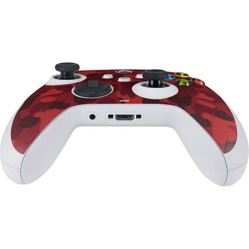 Red Street Camo Xbox Series S Controller Skin