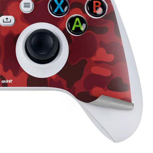 Red Street Camo Xbox Series S Controller Skin