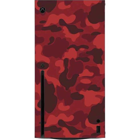 Red Street Camo Xbox Series X Console Skin