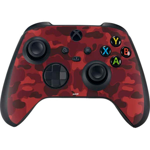 Red Street Camo Xbox Series X Controller Skin