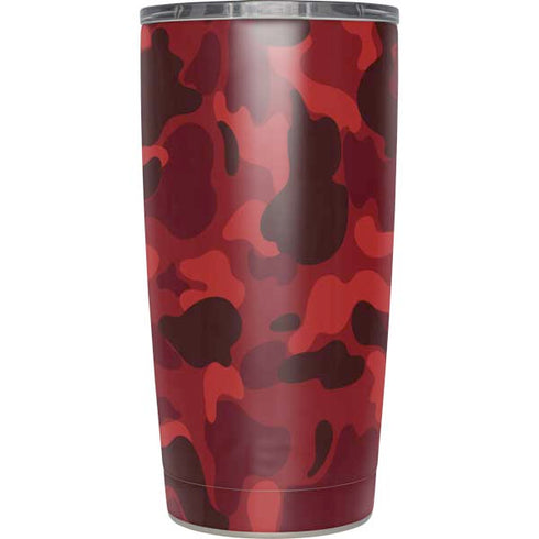 Red Street Camo Yeti 20oz Tumbler Skin