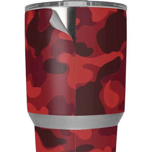 Red Street Camo Yeti 30oz Rambler Tumbler Skin