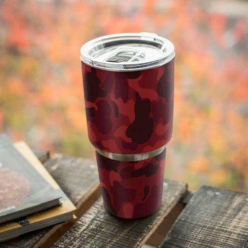 Red Street Camo Yeti 30oz Rambler Tumbler Skin