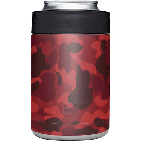 Red Street Camo Yeti Colster Can Insulator Skin