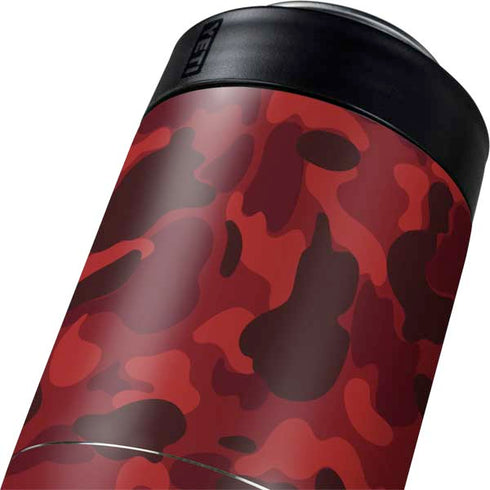 Red Street Camo Yeti Colster Can Insulator Skin