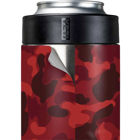 Red Street Camo Yeti Colster Can Insulator Skin