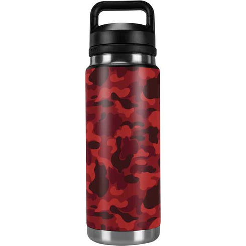 Red Street Camo YETI Rambler 26oz Bottle Skin