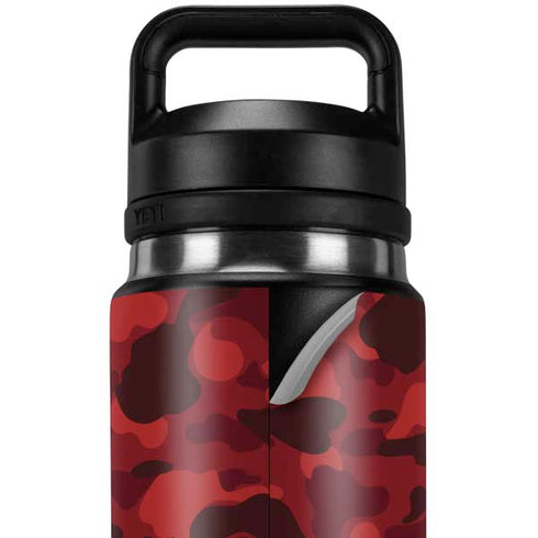 Red Street Camo YETI Rambler 26oz Bottle Skin