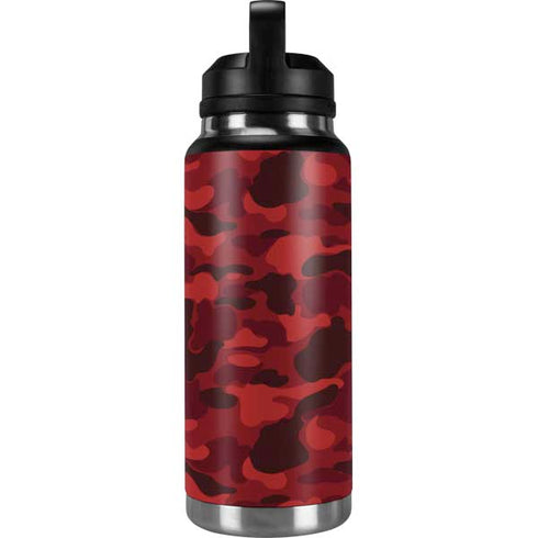 Red Street Camo YETI Rambler 36oz Bottle Skin