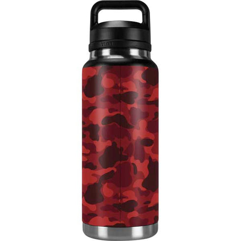 Red Street Camo YETI Rambler 36oz Bottle Skin