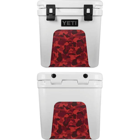 Red Street Camo YETI Roadie 24 Hard Cooler Skin