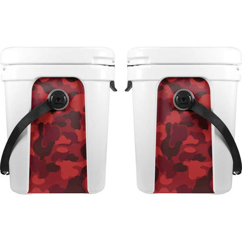 Red Street Camo YETI Roadie 24 Hard Cooler Skin